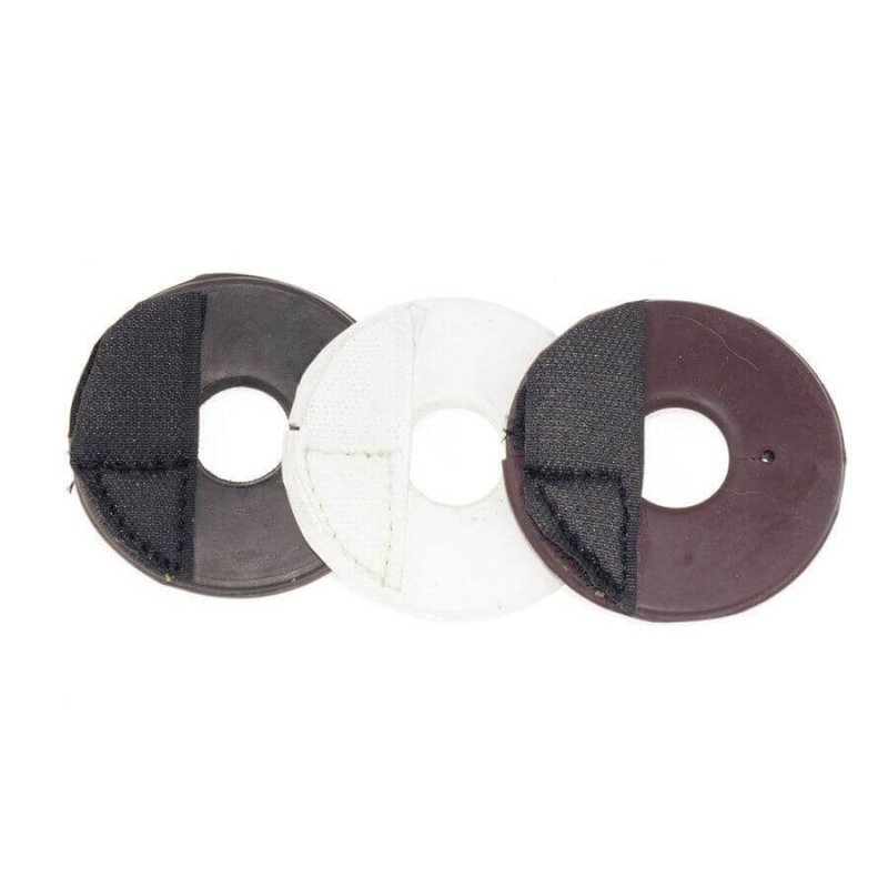 Umbria Equitazione Rosette in gomma naturale e velcro - Misura pony