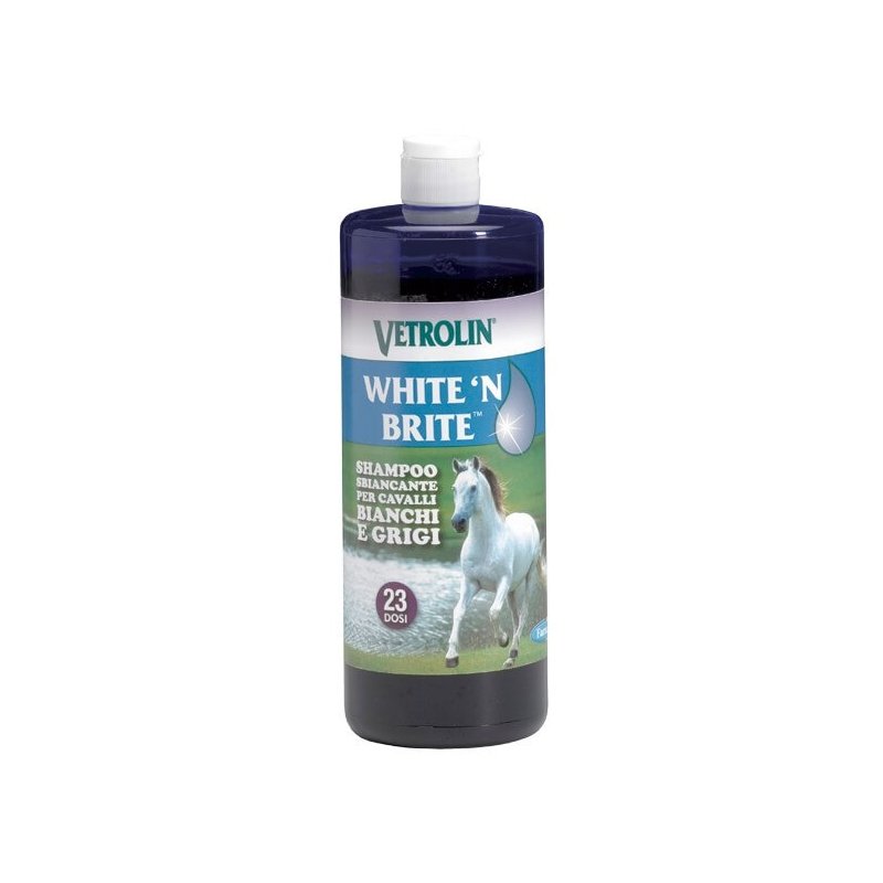 Farnam Vetrolin White'n Brite 946ml shampoo per cavalli bianchi e grigi