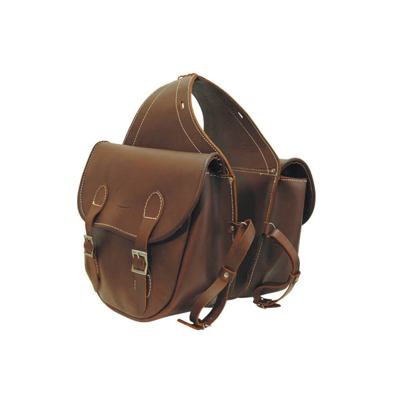 Lakota Saddlery Bisaccia posteriore in cuoio mod. DELUXE