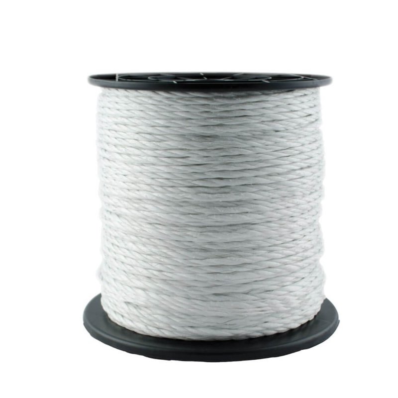 Corda  elettrica Bianca  6 mm Umbria Equitazione