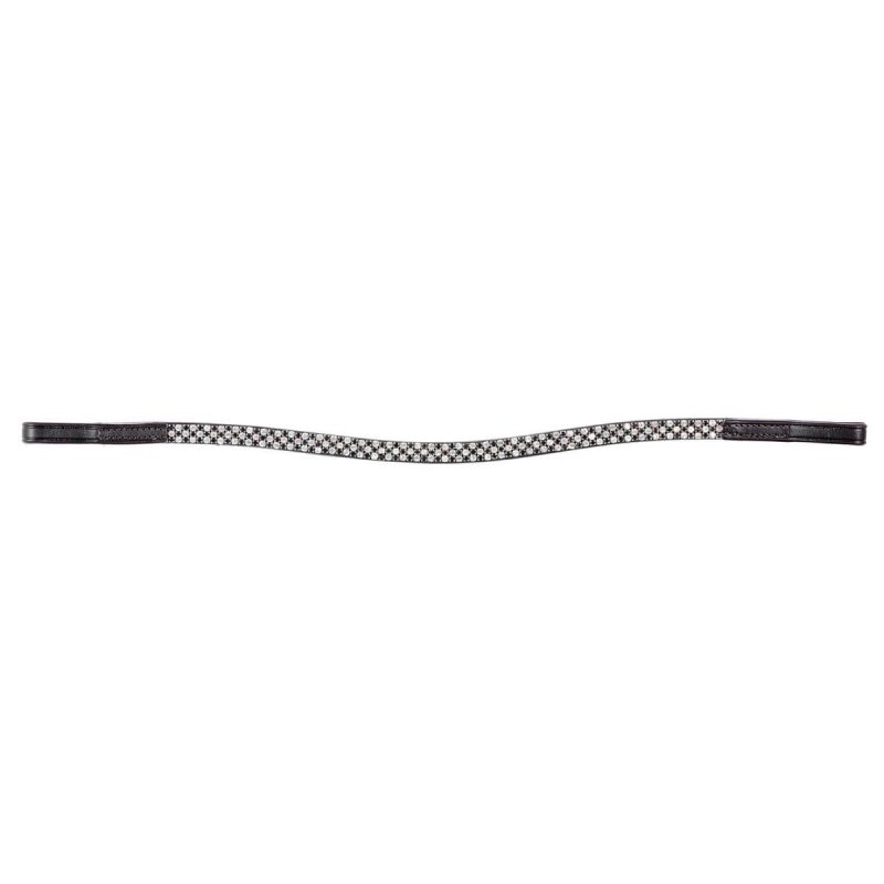 Tattini Frontalino sagomato con 3 file di strass