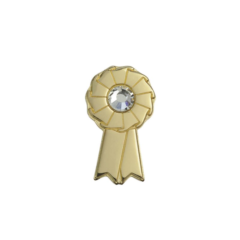 Tattini Spilla a Coccarda con strass