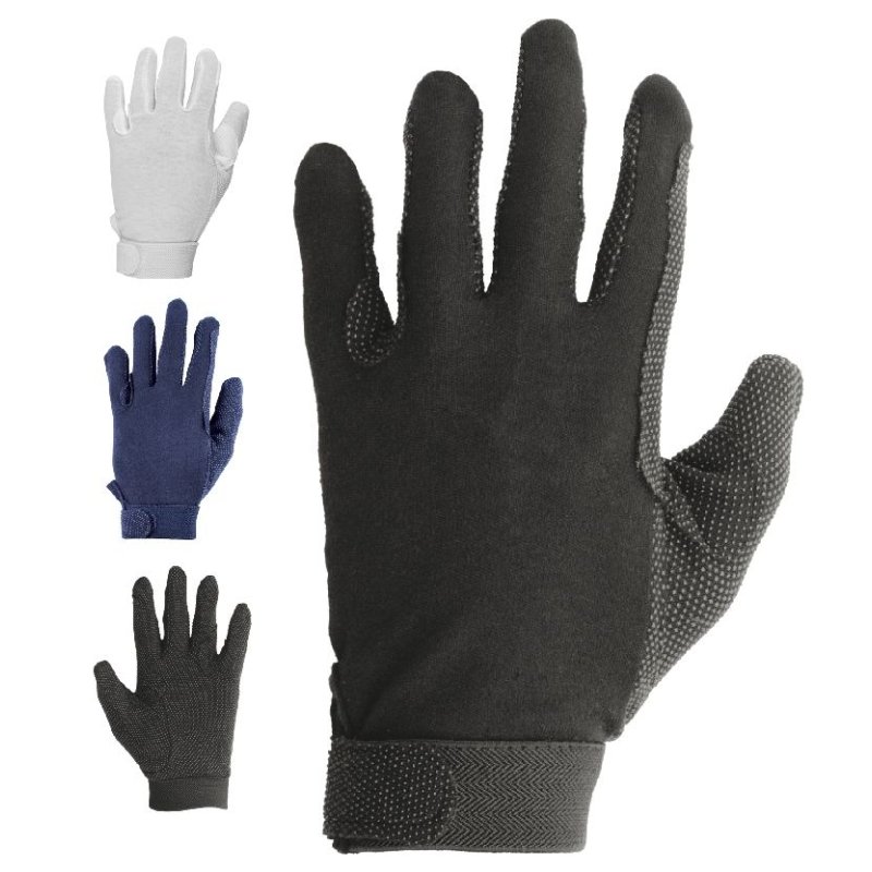 Guanti in cotone con grip Umbria Equitazione