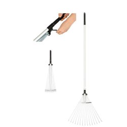 Kerbl Rastrello con manico telescopico