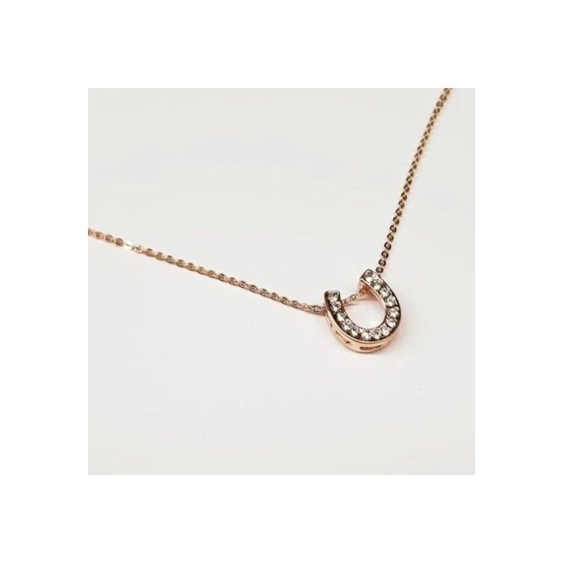 GoldSnaffle Collana a ferro di cavallo lucida