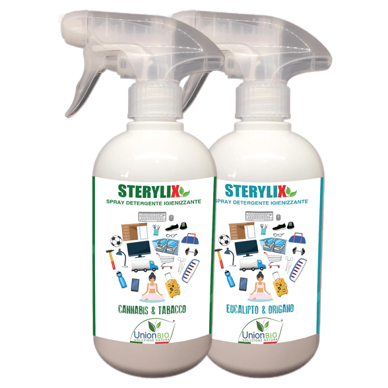 Union Bio Sterylix Cannabis & Tabacco 500ml detergente igienizzante spray