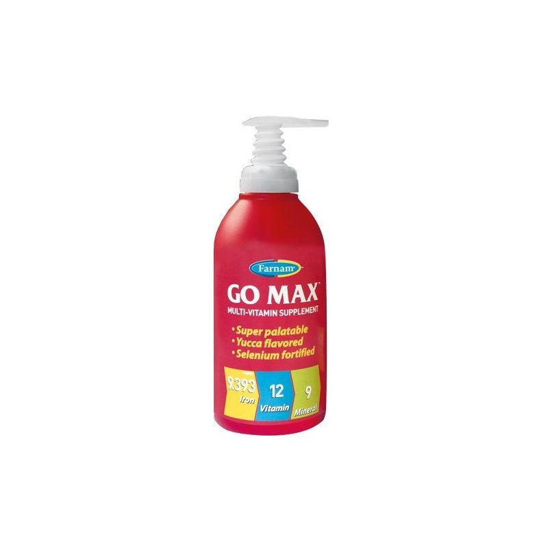 Farnam Go Max 946ml Supplemento Multivitaminico per cavalli sportivi