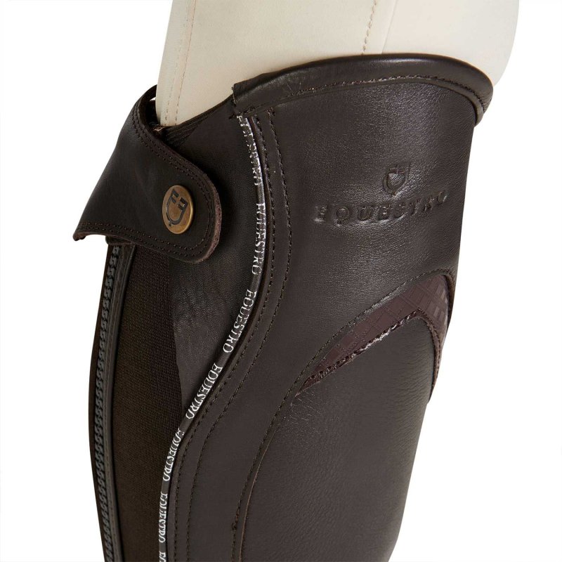 Equestro Gambali in pelle mod. Piping - EquiSportMania