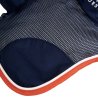 Equestro Cuffietta White Trim in cotone