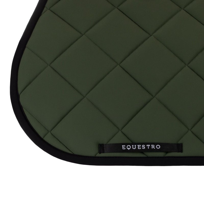 Equestro Sottosella Black Line in tessuto tecnico - EquiSportMania