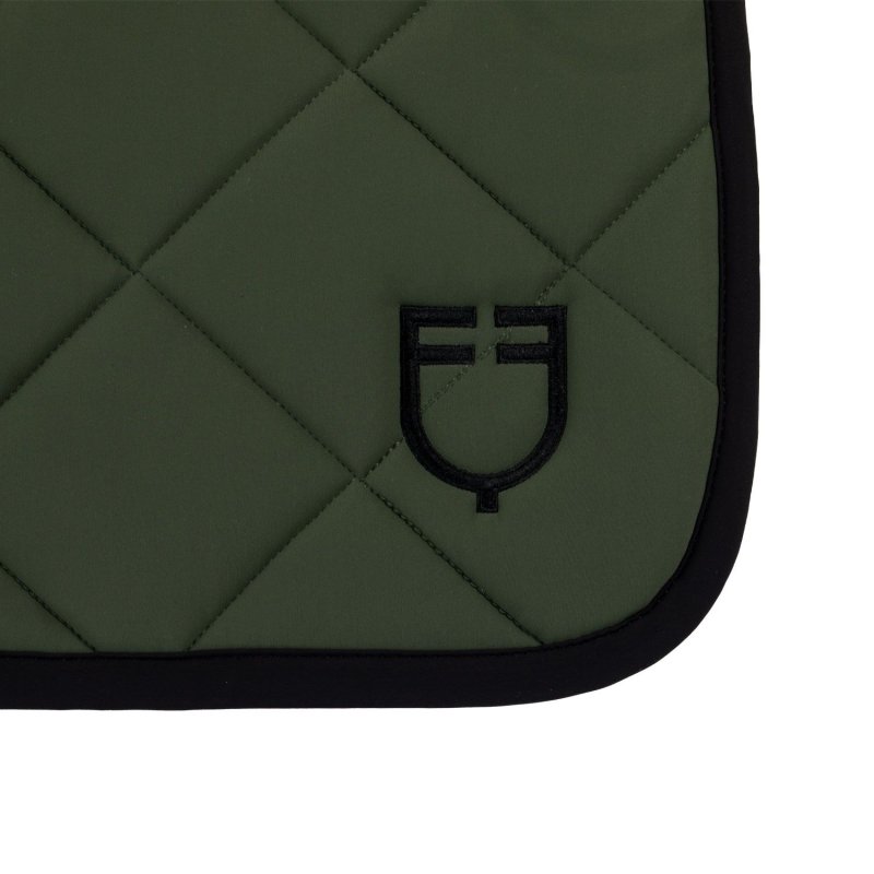 Equestro Sottosella Black Line in tessuto tecnico - EquiSportMania