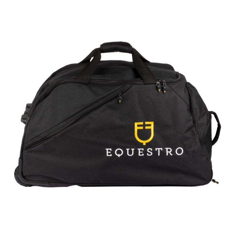 Equestro Borsa Trolley con logo ricamato