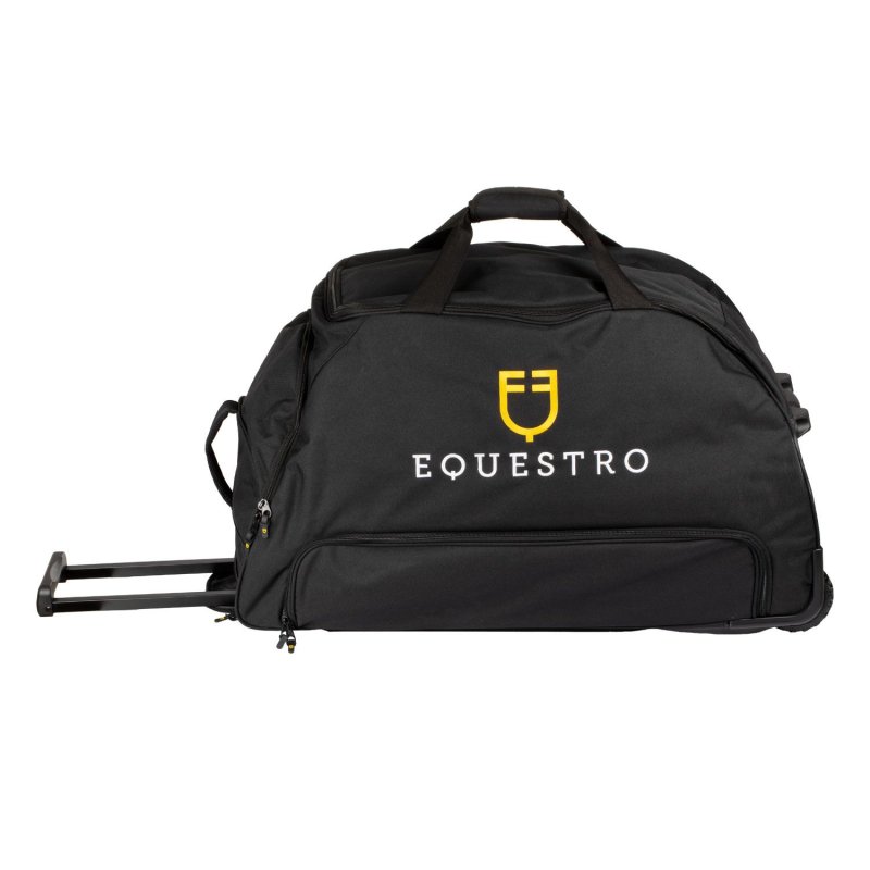 Equestro Borsa Trolley con logo ricamato