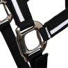 Equestro Cavezza White Trim con imbottitura