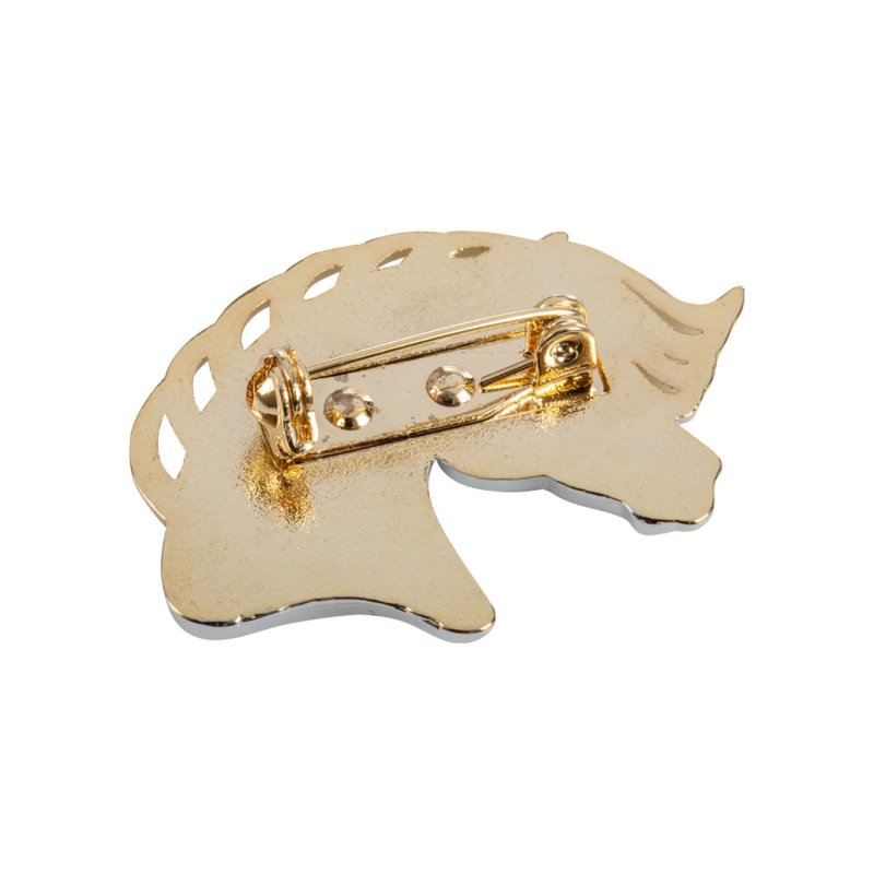 Umbria Equitazione Spilla Horse Heads