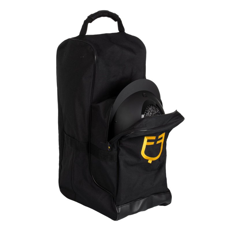 Equestro Portastivali e Casco con logo ricamato
