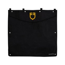 Equestro Tenda da Box Corta con Logo Ricamato