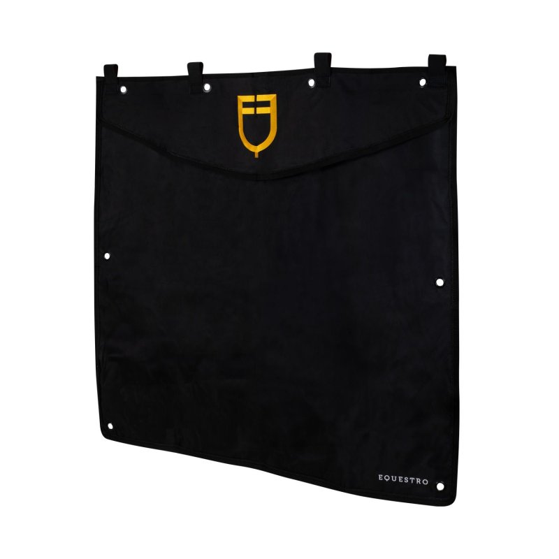 Equestro Tenda da Box Lunga con Logo Ricamato