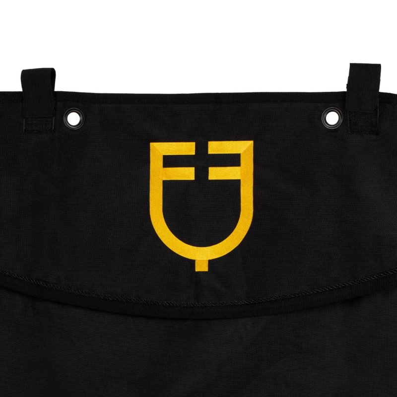 Equestro Tenda da Box Lunga con Logo Ricamato