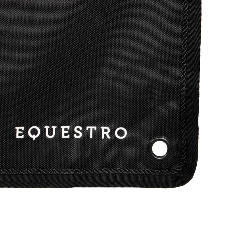 Equestro Tenda da Box Lunga con Logo Ricamato