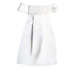 Tattini Plastron con cristalli oro rosa e bianchi