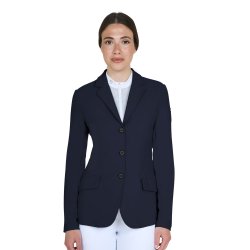 Equestro Giacca Donna da concorso con logo in rilievo - EquiSportMania