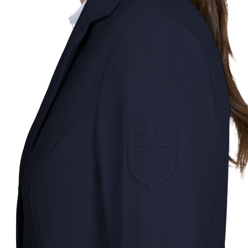 Equestro Giacca Donna da concorso con logo in rilievo - EquiSportMania