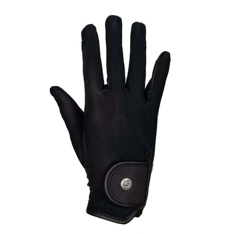 Equestro Guanti unisex in tessuto tecnico e mesh - EquiSportMania