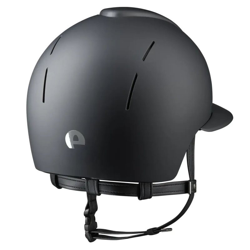 Kep Italia Smart Nova Textile Nero con visiera polo - EquiSportMania