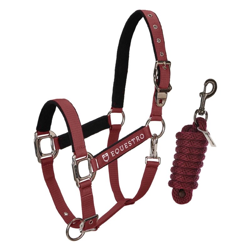 Equestro Cavezza doppia regolazione imbottita - EquiSportMania
