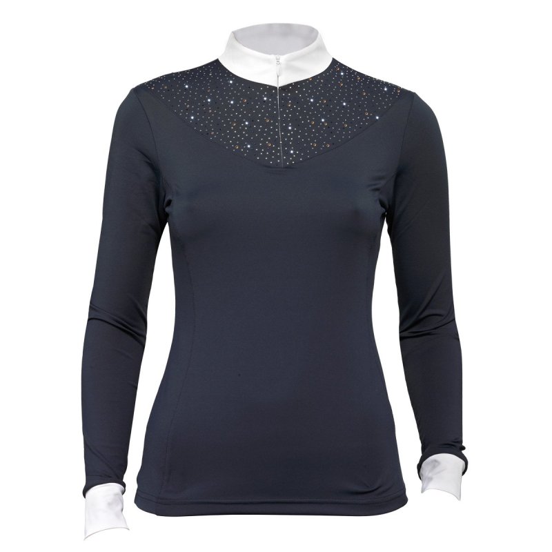 Tattini Maglia da concorso con pavè di cristalli