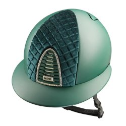 Kep Italia Cromo 2.0 Milano Collection Textile Verde Jaguar fronte velluto visiera polo