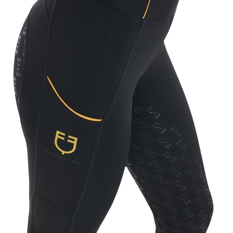 Equestro Leggings Donna Leggeri Slim Fit