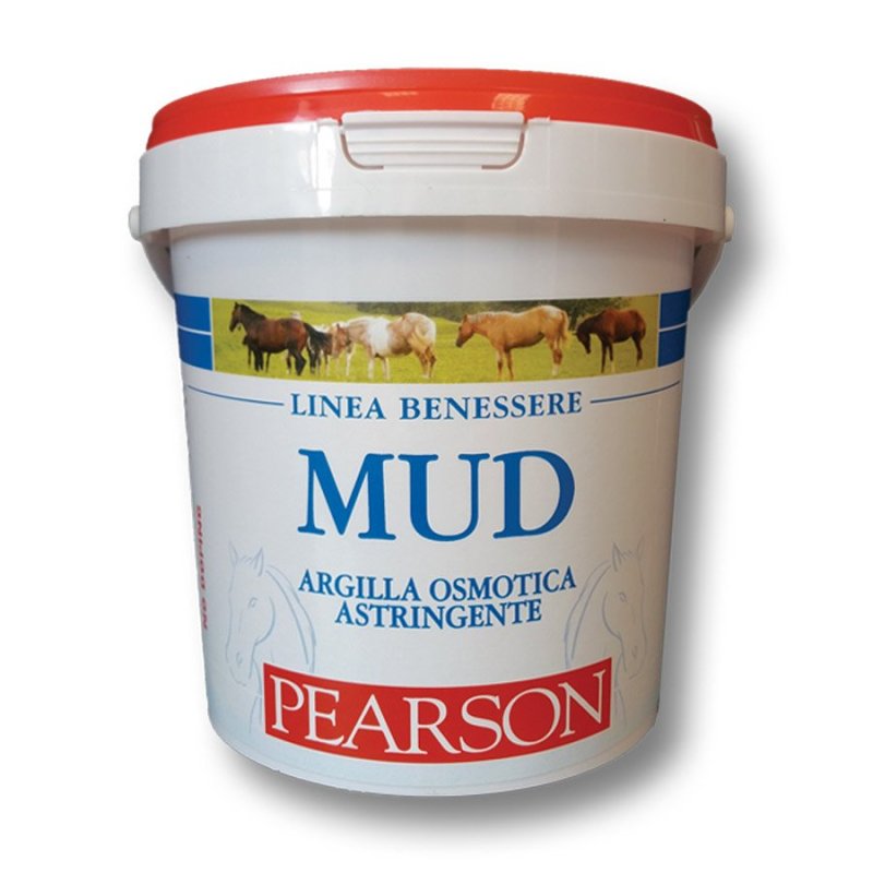 Pearson Mud 3Kg Argilla bianca osmotica stringente per cavalli