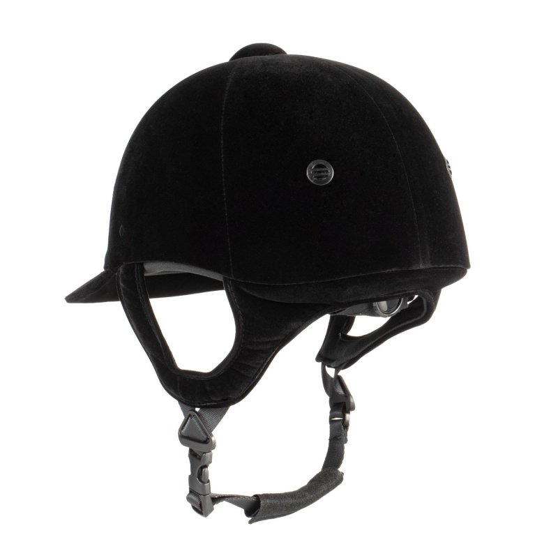 Pro Tech Cap in velluto con rotella - EquiSportMania