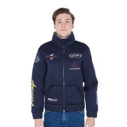 Pool's Equitazione Giacca unisex multilogo senza cappuccio