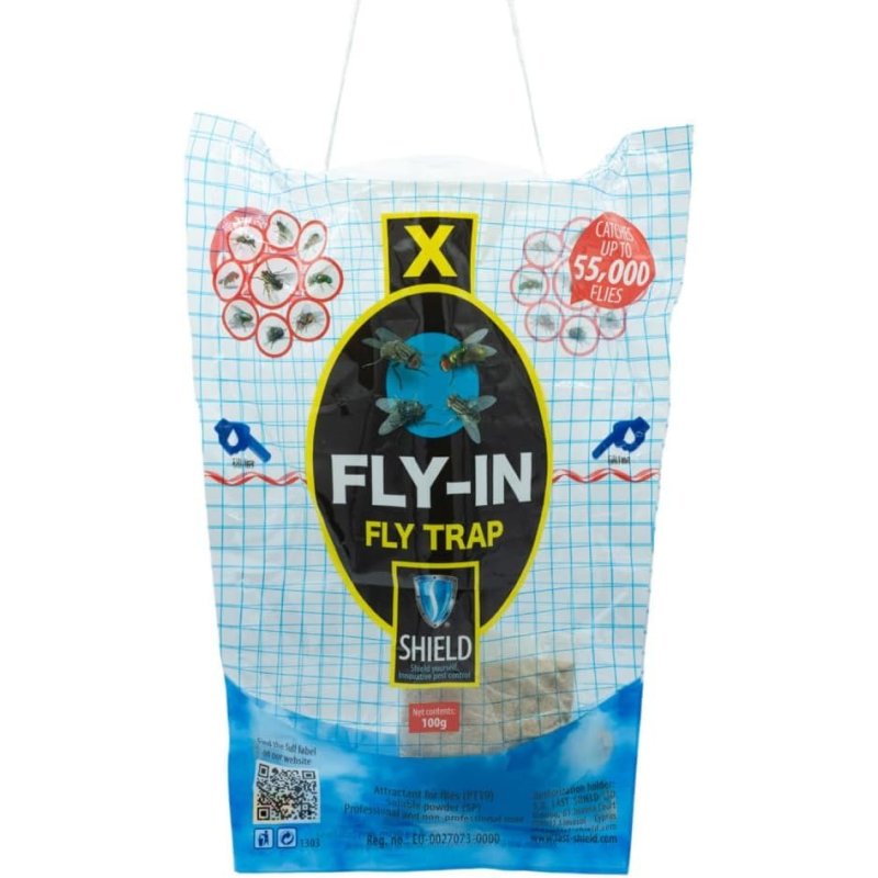 Fly-in X trappola per mosche 80mq per 4 settimane