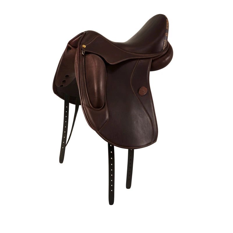 Acavallo Sella dressage Perugino blocchi corti Marrone scuro