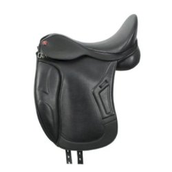 Pro-Light Sella dressage Brindisi in PU leather Nero