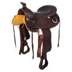 Denver Saddle Sella western 2817 in pelle pieno fiore con lavorazione Snake