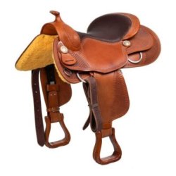 Pool's Equitazione Sella da reining Classic 1820 con lavorazione basket