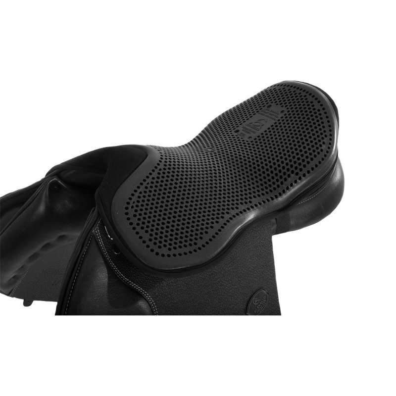 Acavallo Copriseggio stock da salto in gel modello Classic con spessore 10 mm misura Medium Nero