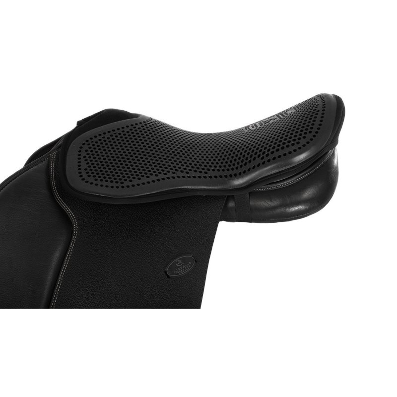 Acavallo Copriseggio stock da salto in gel modello Classic con spessore 10 mm misura Medium Nero