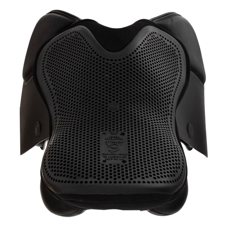 Acavallo Copriseggio stock da salto in gel modello Classic con spessore 10 mm misura Medium Nero