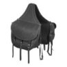 Lakota Saddlery Bisaccia vitello chiusura 3 lacci - Nero