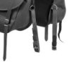 Lakota Saddlery Bisaccia vitello chiusura 3 lacci - Nero