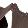 Lakota Saddlery Bisaccia vitello chiusura 3 lacci - Testa di moro