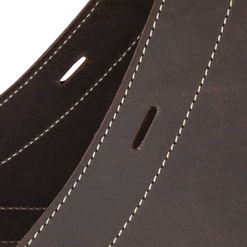 Lakota Saddlery Bisaccia vitello chiusura 3 lacci - Testa di moro