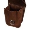 Lakota Saddlery Bisaccia anteriore pelle scamosciata - Testa di moro