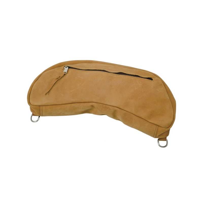 Pool's Equitazione Bisaccia posteriore banana cuoio grasso - Cognac